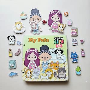 Toca Boca Quiet Book 8 Pages, Toca Life World, NOT PRINTABLE ...