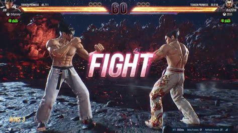 Tekken Jin Odyxsey Vs Kazuya Zeus First To Youtube