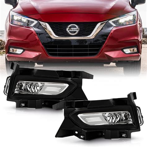 Keekpo For 2020 2021 2022 Nissan Versa Front Bumper Fog