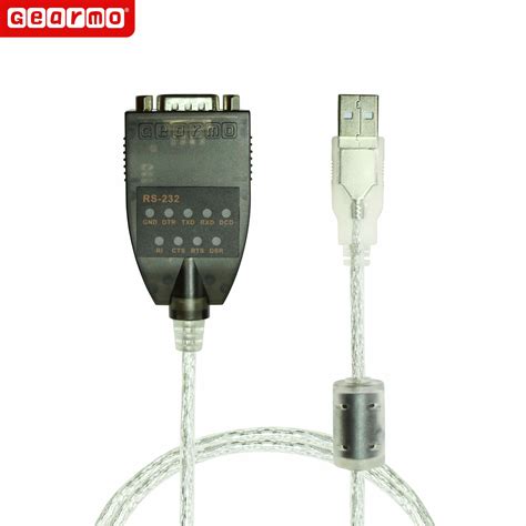 Getuscart Gearmo Usb To Rs Serial Adapter W Led Indicators Windows