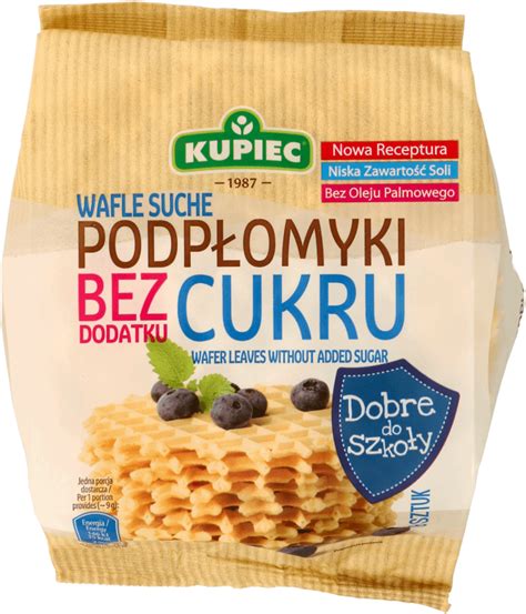 Kupiec Wafle Suche Bez Dodatku Cukru Podp Omyki G Drogeria