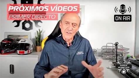 Primer directo de Garaje Hermético lo conseguiremos YouTube