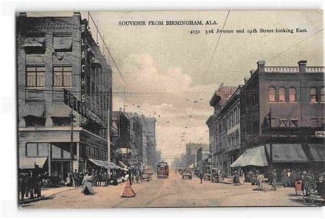 St2208 3rd Av And 19th Street Birmingham Al C1906 Phototype Postcard