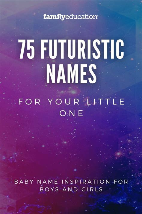 75 Futuristic Names For Your Little One In 2022 Futuristic Names