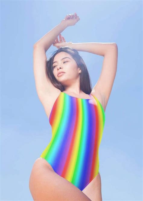 Rainbow Stripe Swimwear To Brighten Your Day Esty Lingerie