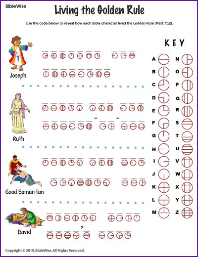 Bible Characters Who Lived the Golden Rule - Kids Korner - BibleWise