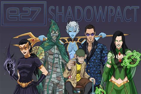 Earth 27 Shadowpact Drawn By Phil Cho From Left To Right Nightshade