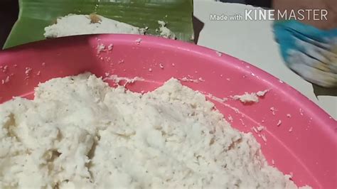 How To Make Suman Kamoteng Kahoy With Buko Palaman Youtube