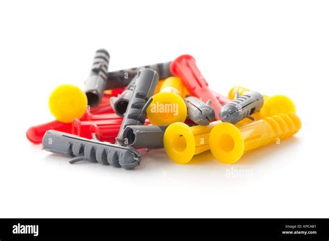 Colorful Plastic Dowels Stock Photo Alamy