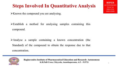 Quantification Methods Of Hplc Ppt