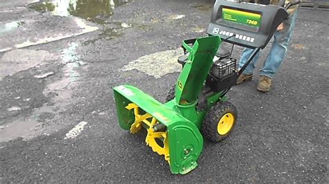 Used John Deere 724d Snow Blower Youtube