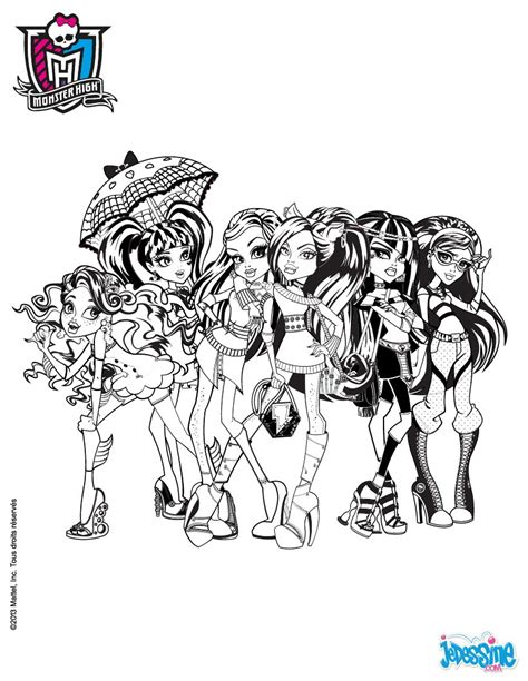 Coloriage A Imprimer De Monster High Idées De Coloriage