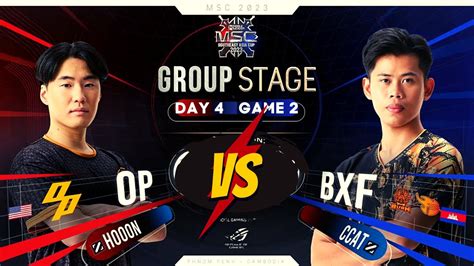 OUTPLAY VS BURN X FLASH GROUP STAGE GAME 2 MSC 2023 CAMBODIA OP VS