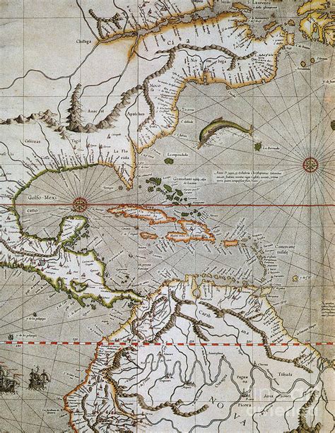 New World Map 1569 Drawing By Gerardus Mercator Fine Art America