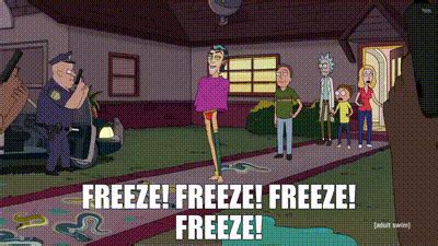 Yarn Freeze Freeze Freeze Freeze Rick And Morty S E