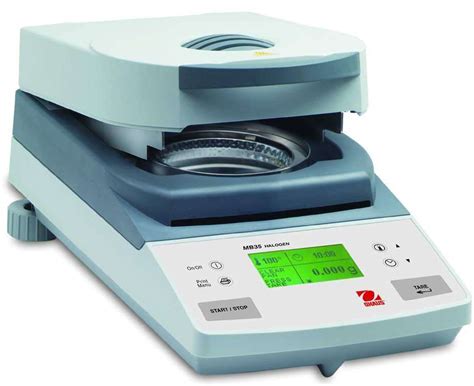 Ohaus MB 45 Halogen Moisture Analyzer Adds Speed And Precision To