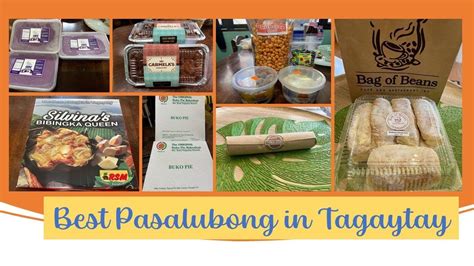 Pasalubong Haul Mamili Tayo Ng Pasalubong Sa Tagaytay Youtube