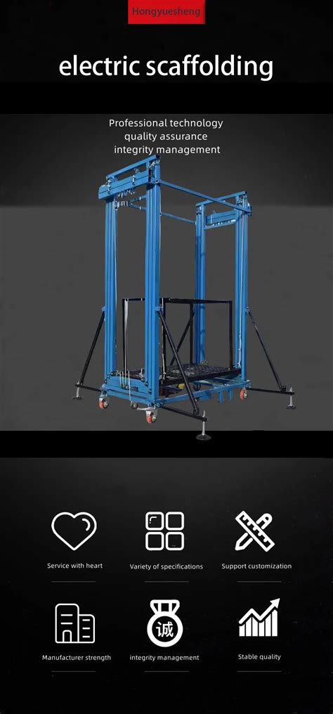 Multiple Models Foldable Electric Scaffold Lift Mobile Electric Lifting