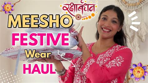 Best Meesho Festive Wear Haul Sharara Sets Anarkali Suit Under Rs