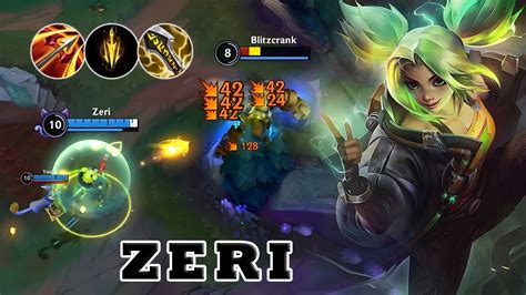 Wild Rift Zeri Gameplay Challenger Zeri Gameplay YouTube