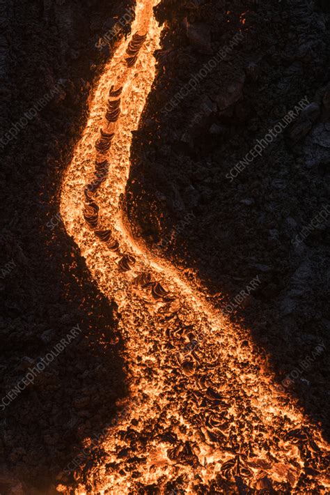 Lava, Fagradalsfjall volcano, Iceland - Stock Image - C057/9744 ...