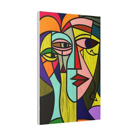 Picasso Style Abstract Cubism Art Print Canvas Wall Decor - Etsy