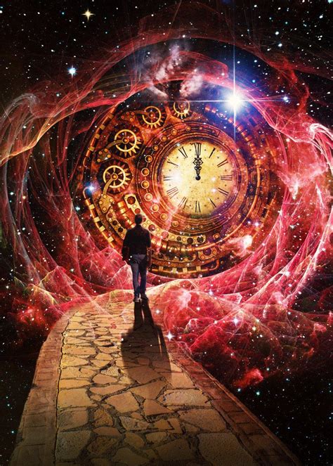 'Time and Space' Poster by seam less | Displate in 2023 | Fantasy art ...
