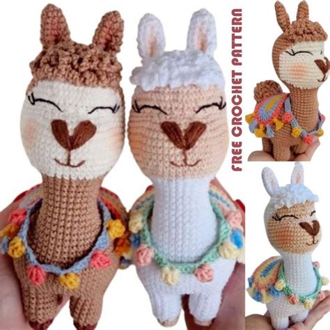 Amigurumi Cute Lama Free Crochet Pattern Amigurumi Free Crochet