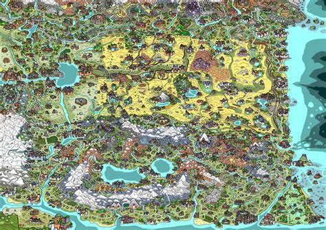 Xerxesian Chronicles Game World Map By Xerxjamesh On Deviantart