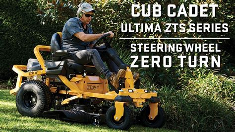 Cub Cadet Ultima Zts Steering Wheel Zero Turn Youtube