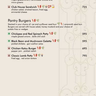 Menu Of Darjeeling Lounge ITC Royal Bengal Kolkata