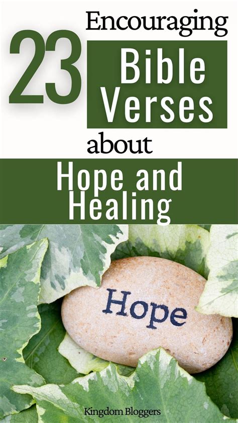 23 Bible Verses For Hope And Healing Healing Bible Verses Bible Verses About Strength Hope