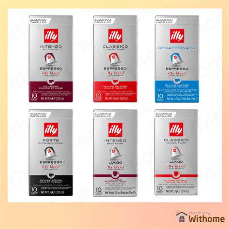 Illy Nespresso Compatible Capsule Coffee Flavors Pcs Shopee