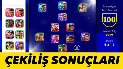 Hesap ÇekİlİŞİ SonuÇlari🎁 Efootball 2023 Mobile Youtube