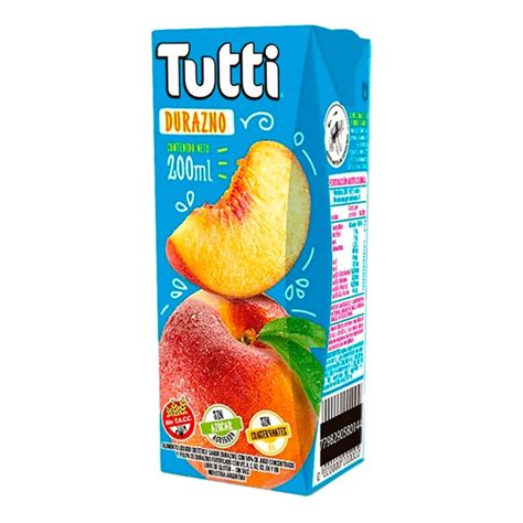 Jugo Tutti Durazno 200cc Dulcilandia Paraná