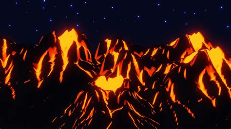 Volcano Design By Using Blender By Md Anisul Islam On Dribbble