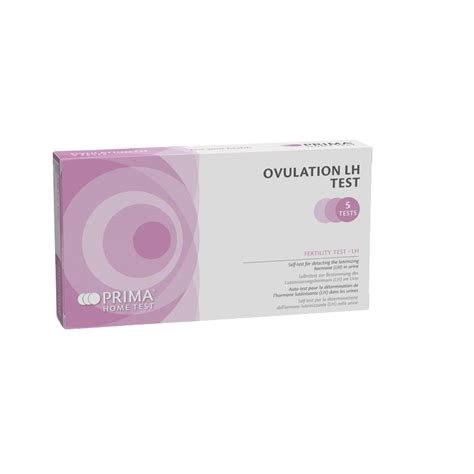 Prima Home Test Ovulation Lh Test Ovulazione Ormone Lh Da Casa 1 Pezzo