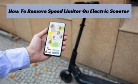 How To Remove Speed Limiter On Electric Scooter Best Scooter Review