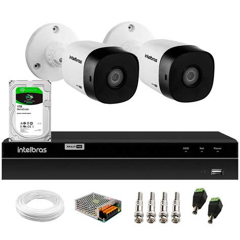 Kit C Meras Intelbras Vhd B Full Hd P Bullet Vis O Noturna