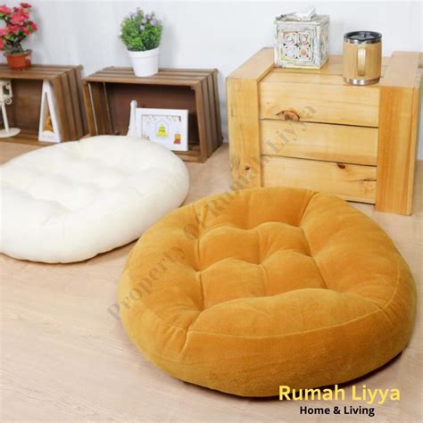 Jual Rumahliyya Cushion Ball Alas Bantal Duduk Bulat Lantai Kursi Sofa