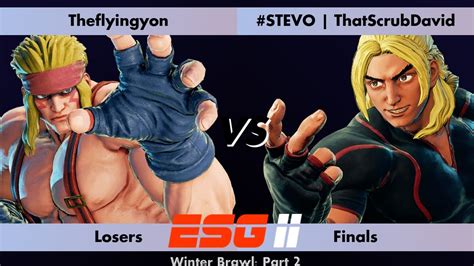 ESG FGC Monthly 11 Theflyingyon Alex Vs STEVO ThatScrubDavid