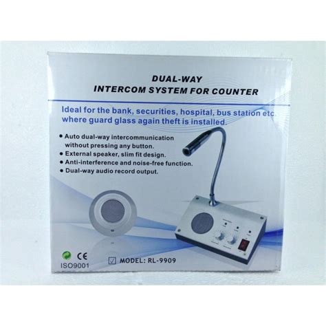 Dual Way Window Counter Intercom Speaker System For Bank Office