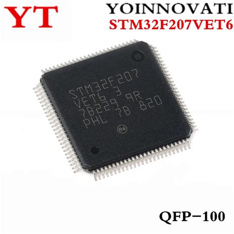 2pcs Lots STM32F207VET6 STM32F207 VET6 QFP 100 IC Integrated Circuits