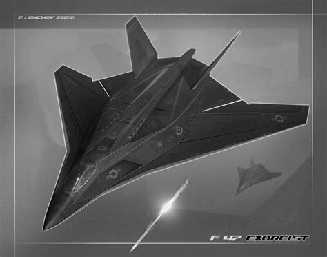 ArtStation F47 Exorcist Encho Enchev Fighter Aircraft Design