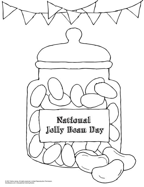 National Jelly Bean Day Doodles Ave