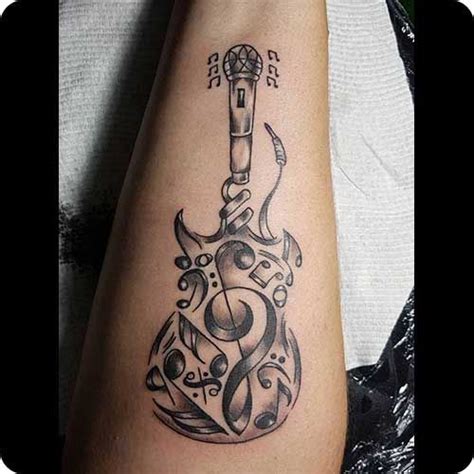 Music tattoo designs, Guitar tattoo design, Music tattoos