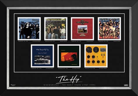 The Tragically Hip Albums, Early Years Discography - Museum Framed ...