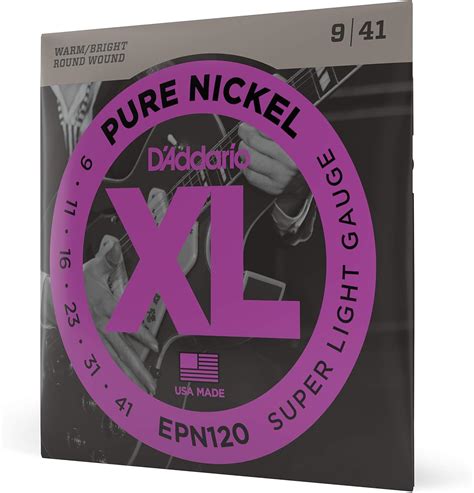 Amazon D Addario Guitar Strings XL Pure Nickel Electric Guitar