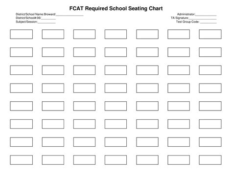 Classroom Seating Chart Template Cabinets Matttroy