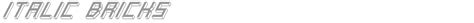 Italic Bricks Font Download Free